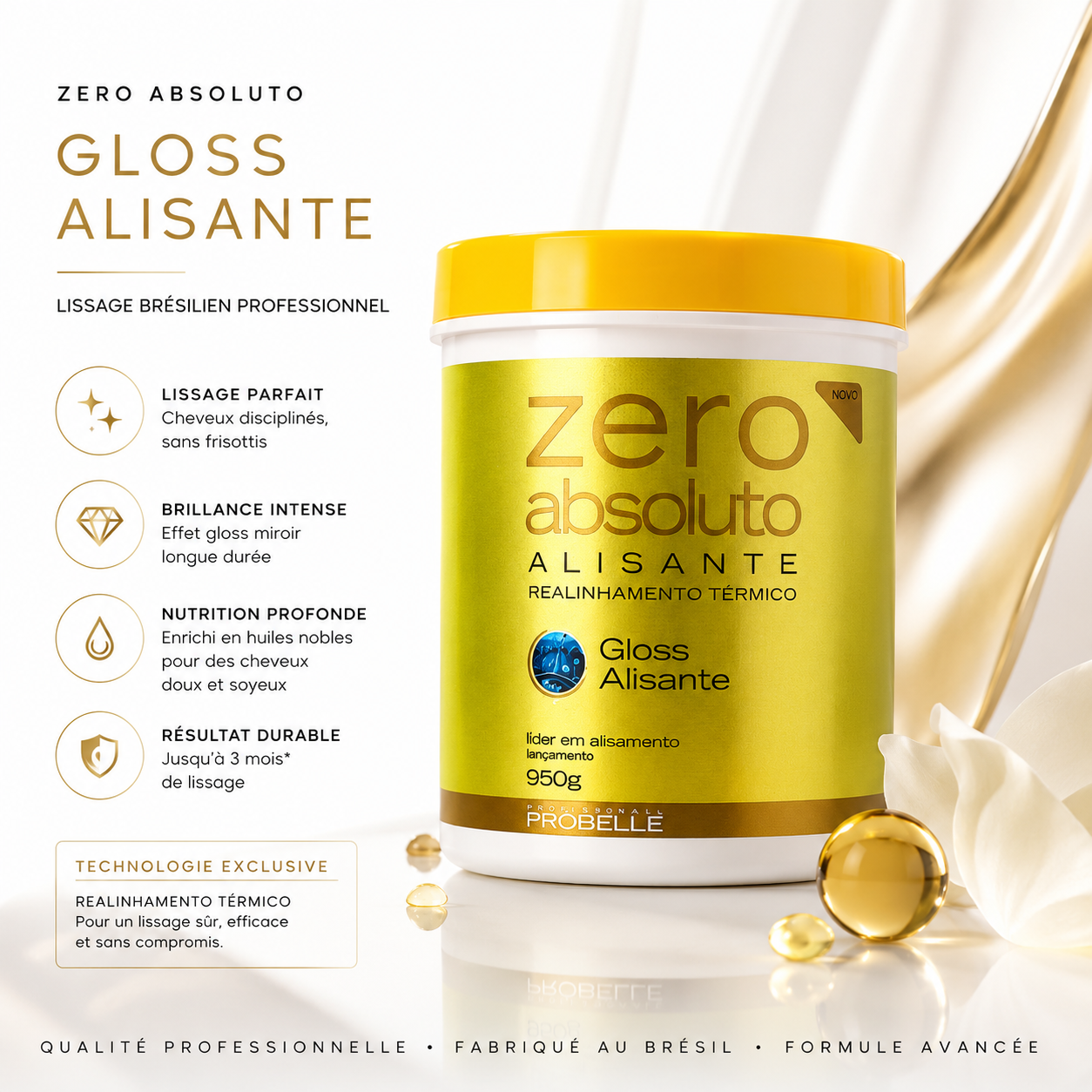 Zero Absolue Lissage Bresilien 950